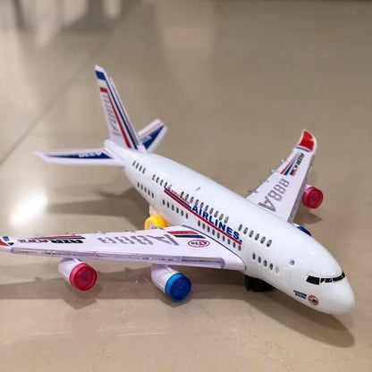 Airplane A330-300 Toy Plane With Light And Sound + Free Shipping 