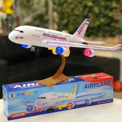 Airplane A330-300 Toy Plane With Light And Sound + Free Shipping 