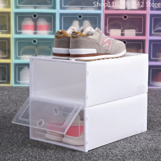 6 Cajas Organizador De Zapatos Apilable