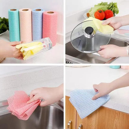 Disposable Cleaning Towel Roll + Free Shipping 