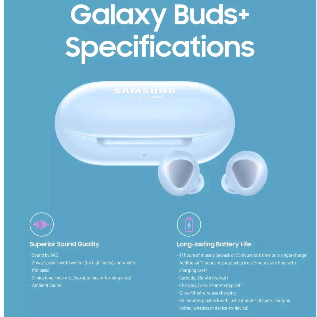 Samsung Buds+ Wireless Headphones + Free Shipping 