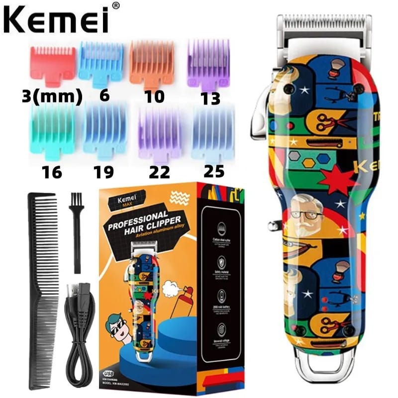 Maquina De Peluquería  Kemei Km-Max + Envio Gratis