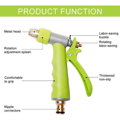 Garden Spray Gun with 4 Connectors + Free Shipping 