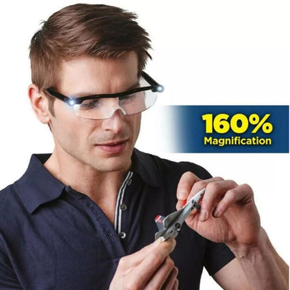 Magnifying Reading Glasses With Light + Free Shipping 