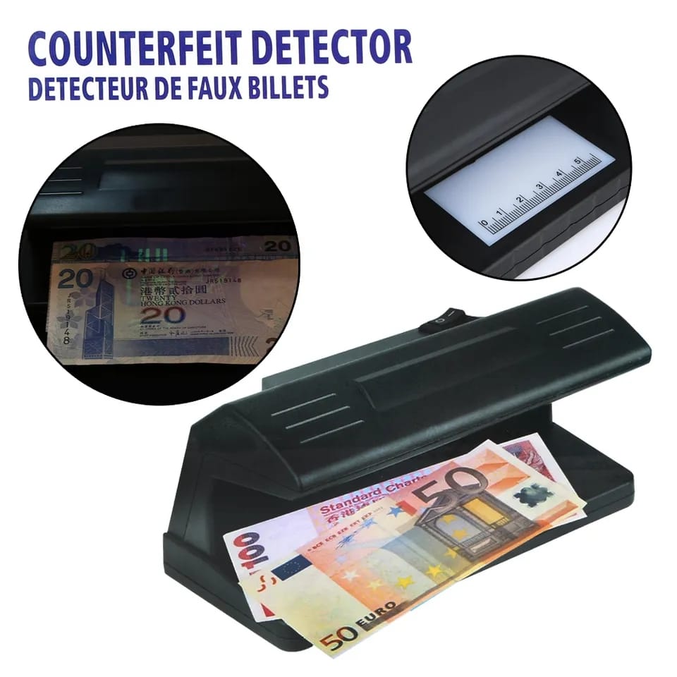 Fake Money Detector with 4W UV Light + Free Shipping 