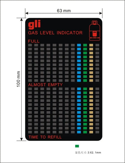 Gas and Fuel Tank Level Indicator + Free Shipping 