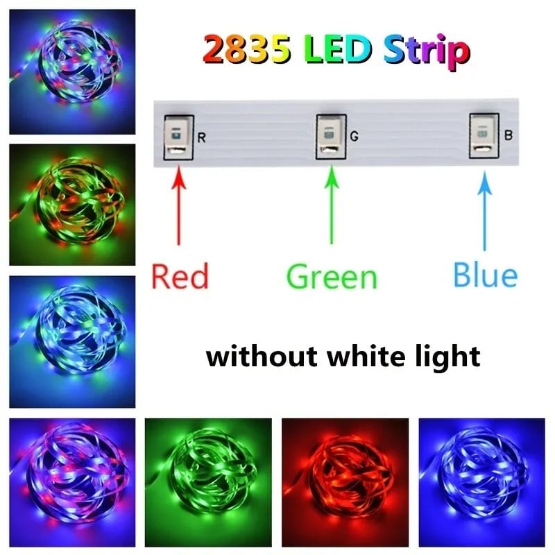 RGB LED Strip With Control 5M + Free Shipping