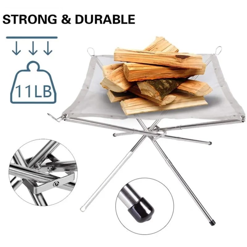 Portable Campfire Grill + Free Shipping 