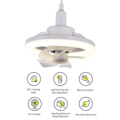 360 Rotating Ceiling Fan With Remote Control + Free Shipping 