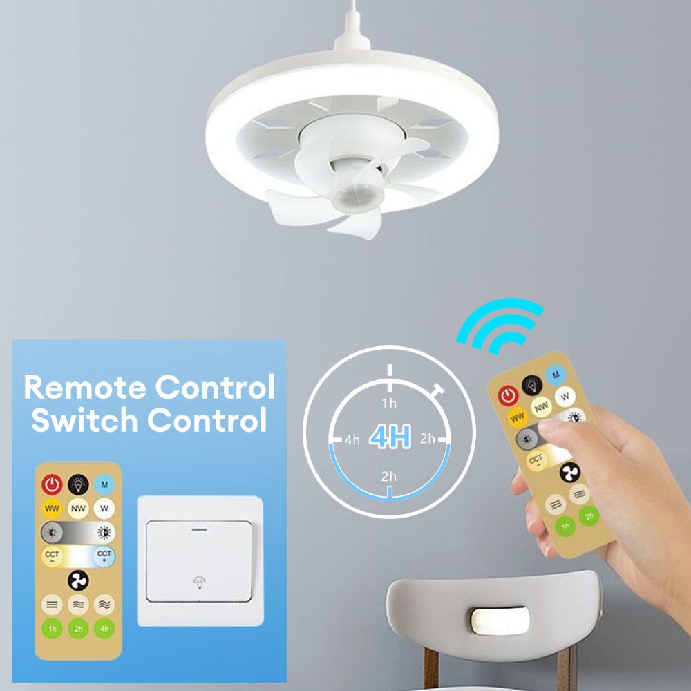 360 Rotating Ceiling Fan With Remote Control + Free Shipping 