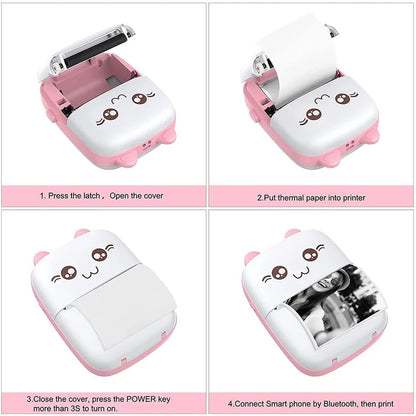 Mini Portable Bluetooth Cat Printer + Free Shipping 