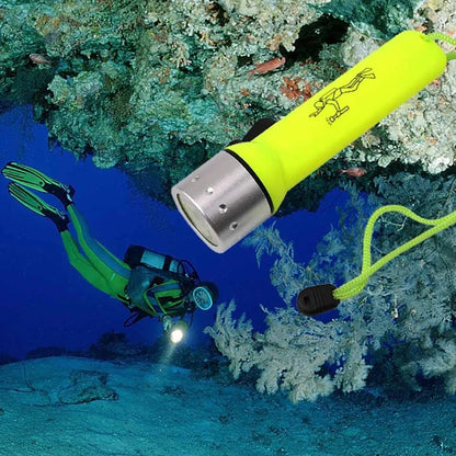 Waterproof LED Diving Flashlight + Free Shipping 