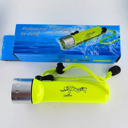 Waterproof LED Diving Flashlight + Free Shipping 