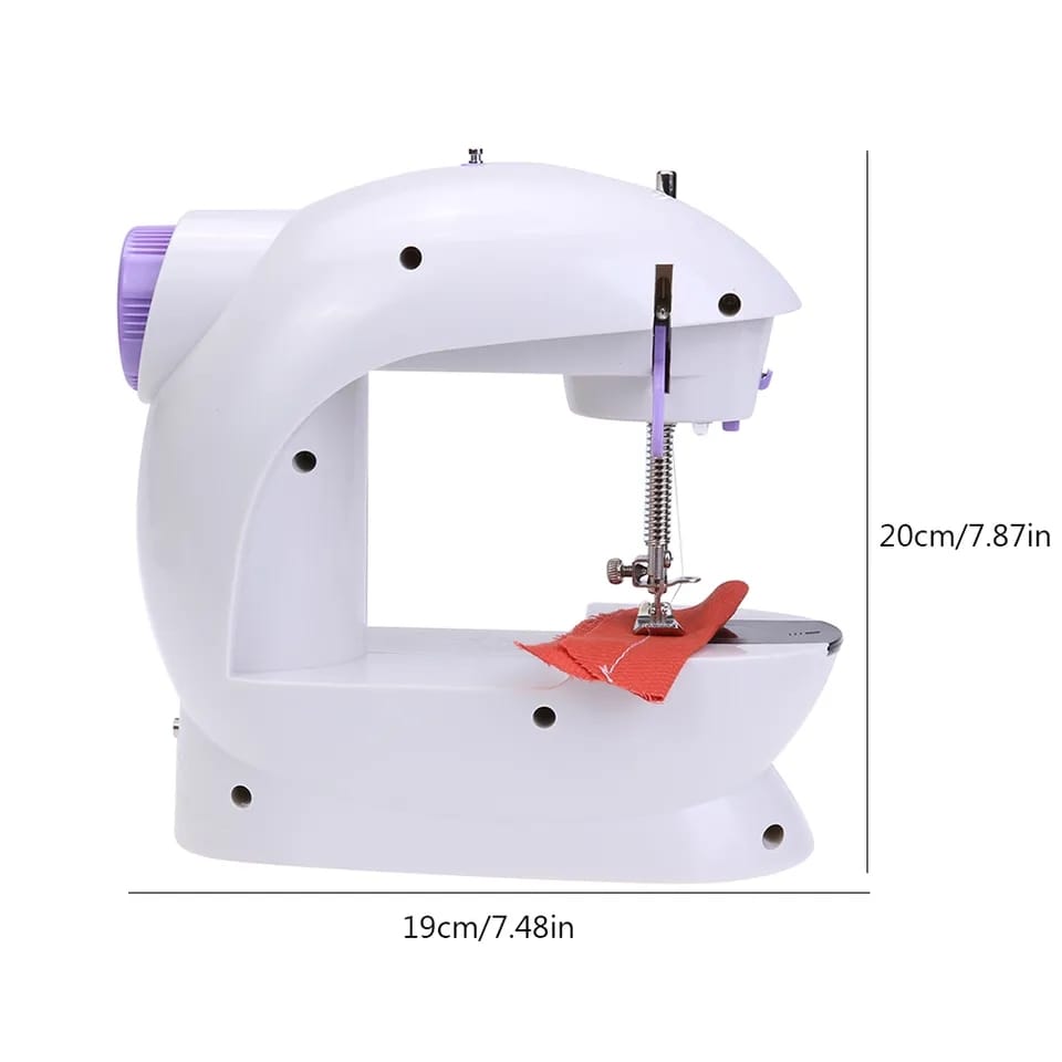 Maquina De Coser Portátil Mini Sewing Machine 4 En 1