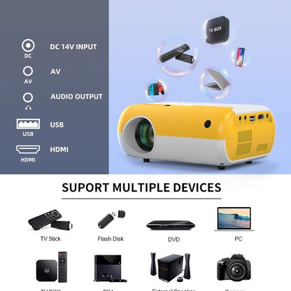 Mini Proyector De Video P80 + Envio Gratis