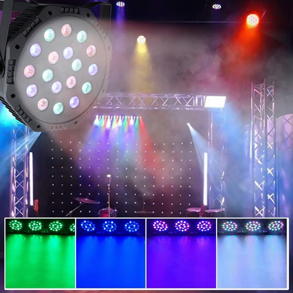 18 LED RGB Stage Light + Free Shipping 