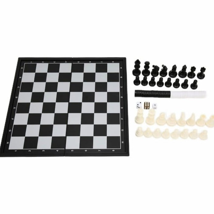 Magnetic Chess Set Made of Pasta 24x24 3 in 1 