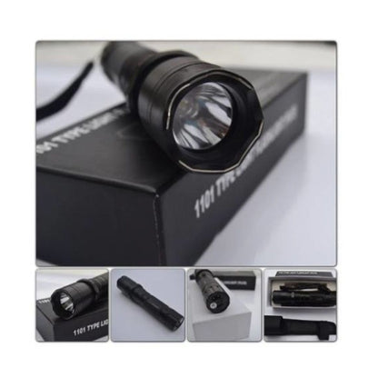 Led Flashlight With Taser Self Defense 1101 + Free Shipping