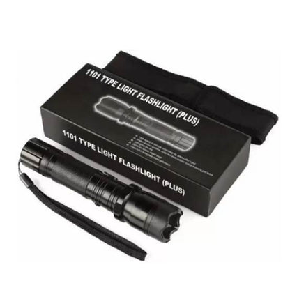 Led Flashlight With Taser Self Defense 1101 + Free Shipping