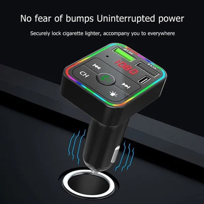 Bluetooth5.0 FM Modulator for Car + Free Shipping 