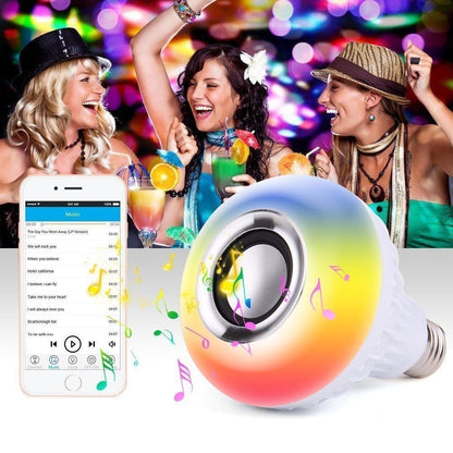 RGB Multicolor Bluetooth Speaker Bulb + Free Shipping 