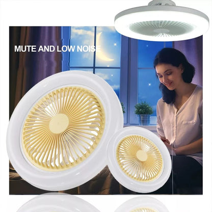 Lámpara LED 2 En 1 Con Ventilador + Envio Gratis