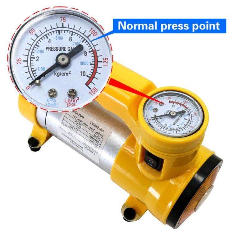 Air Compressor With Flashlight + Free Shipping 