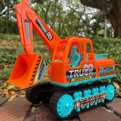 Excavator with Shovel and Doll + Free Shipping 