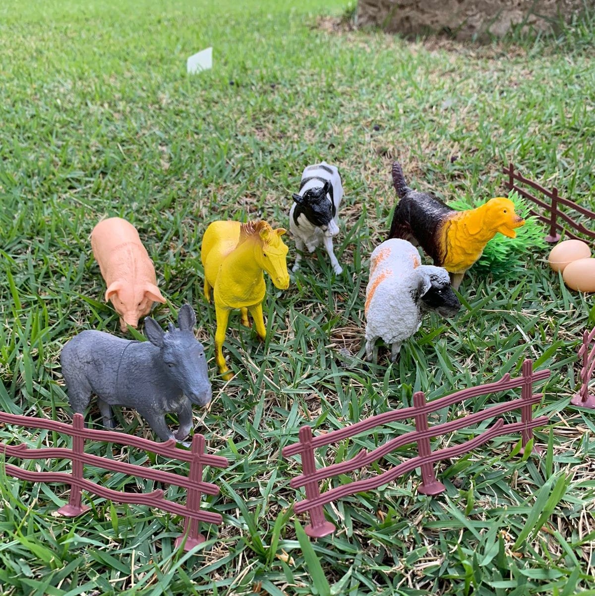 Playset De Animales De Granja + Envio Gratis