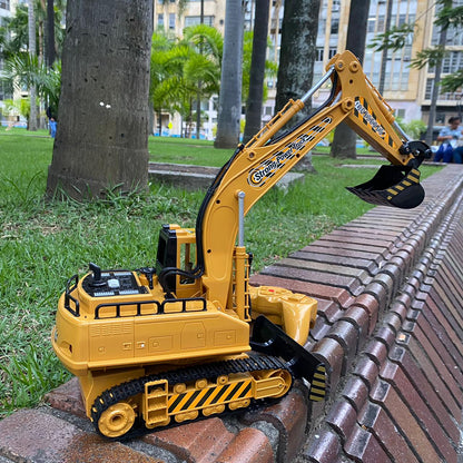 Large Remote Control Backhoe Loader + Free Shipping 