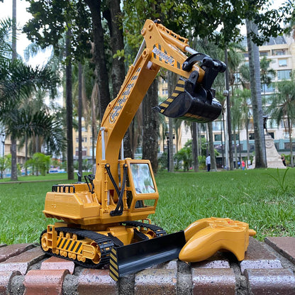 Large Remote Control Backhoe Loader + Free Shipping 