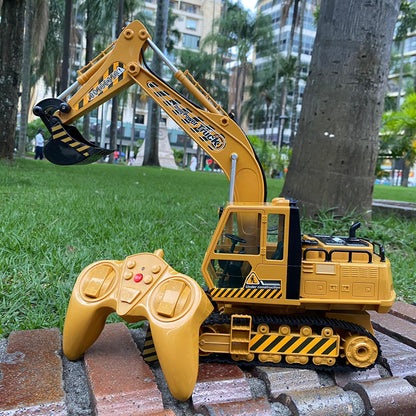 Large Remote Control Backhoe Loader + Free Shipping 