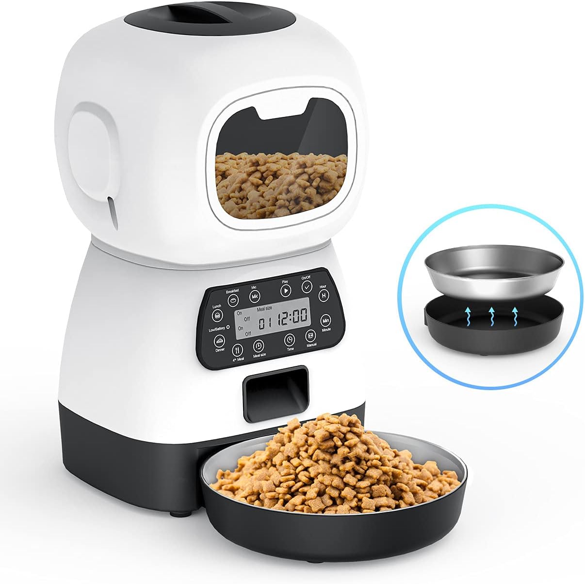 Pet Food Dispenser with Timing + Free Shipping 