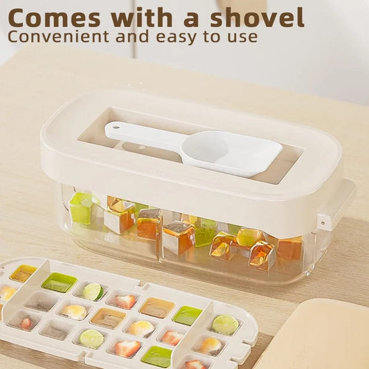 2 Tier Ice Tray With Lid + Free Shipping 