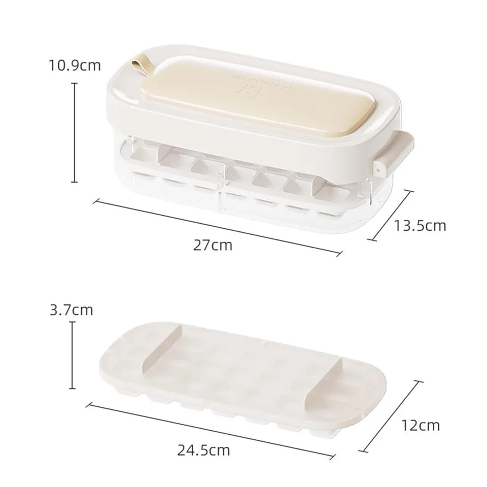 2 Tier Ice Tray With Lid + Free Shipping 