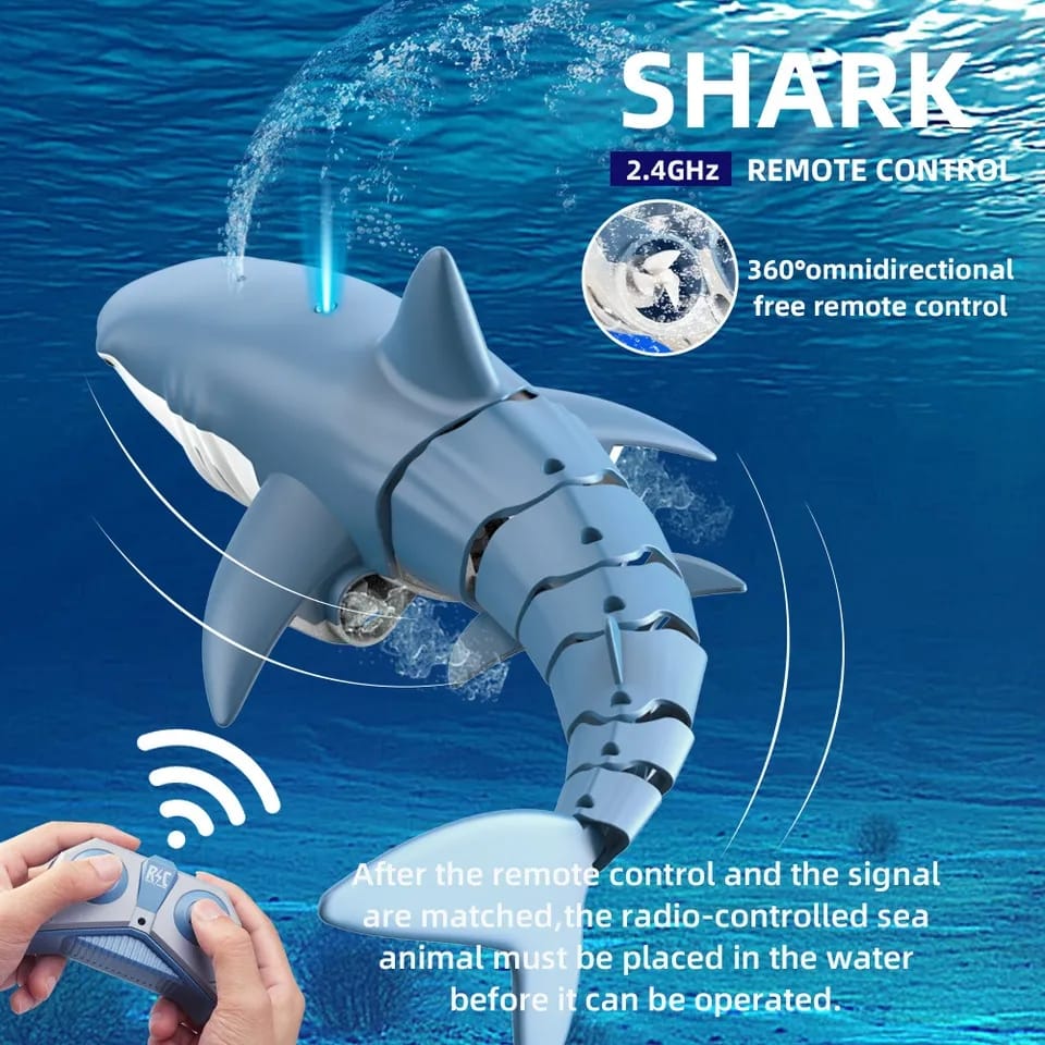 Remote Control Shark For Kids + Free Shipping