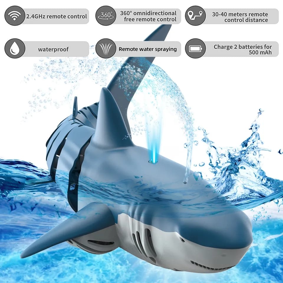 Remote Control Shark For Kids + Free Shipping