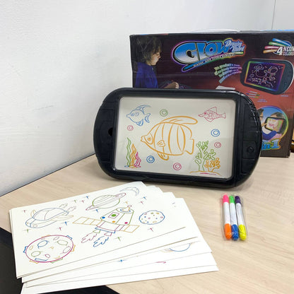 Tabla mágica 3D De Dibujo Con Marcadores + Envio Gratis