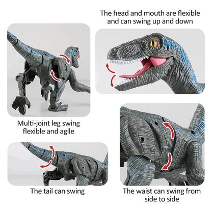 Remote Control Velociraptor Dinosaur + Free Shipping 