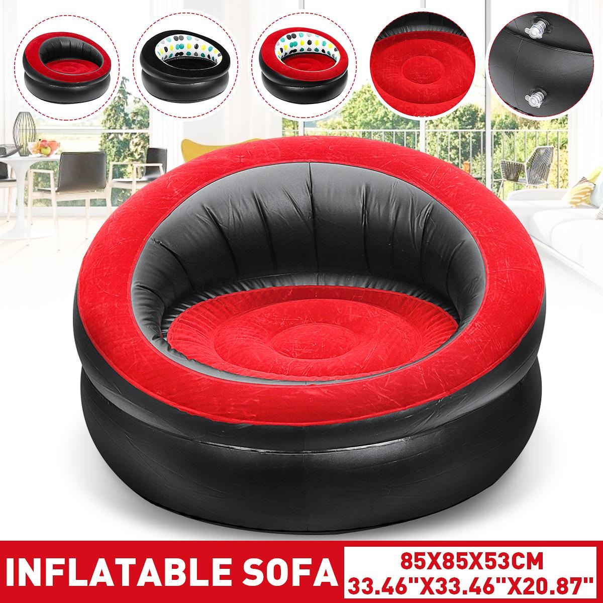 Portable Inflatable Bean Bag Chair + Free Shipping 