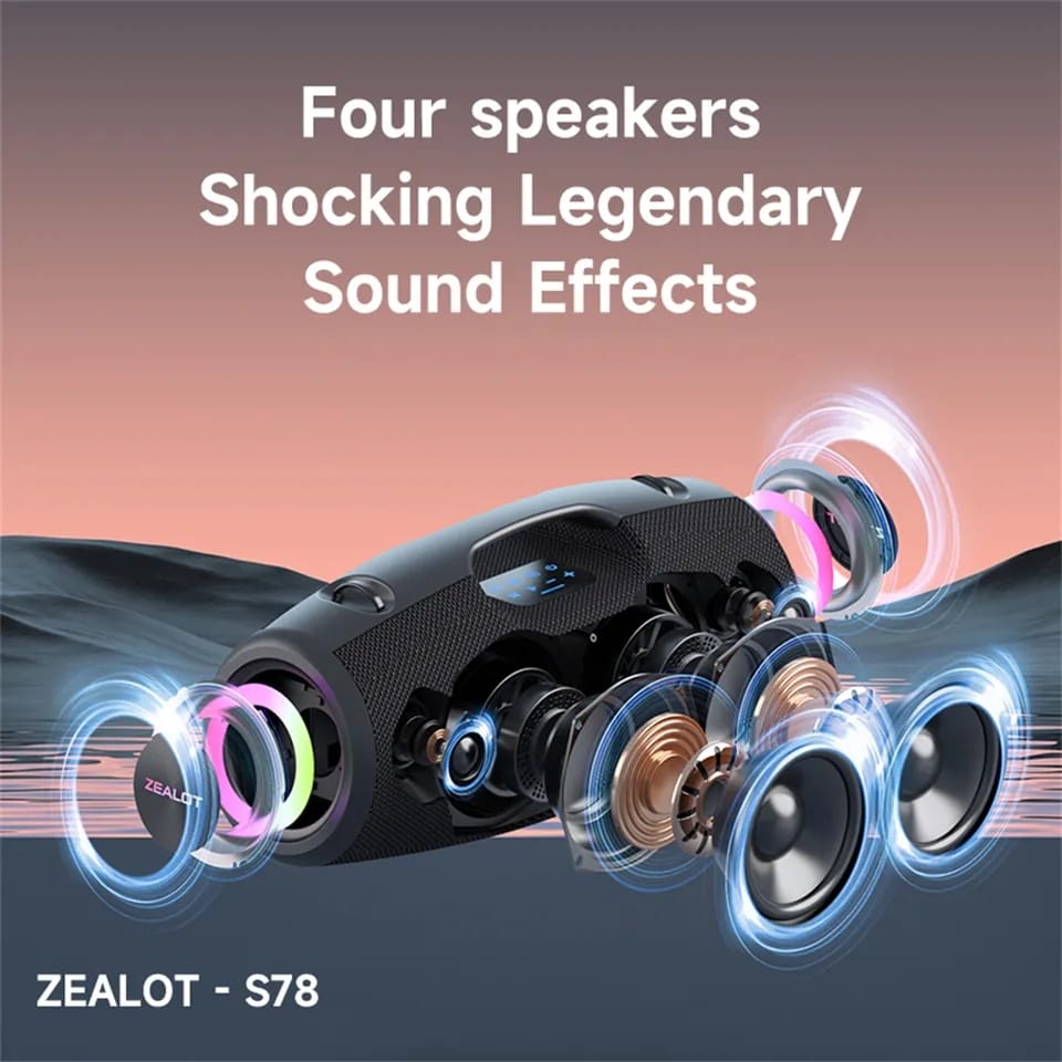 ZEALOT S78 Waterproof Speaker + Free Shipping 