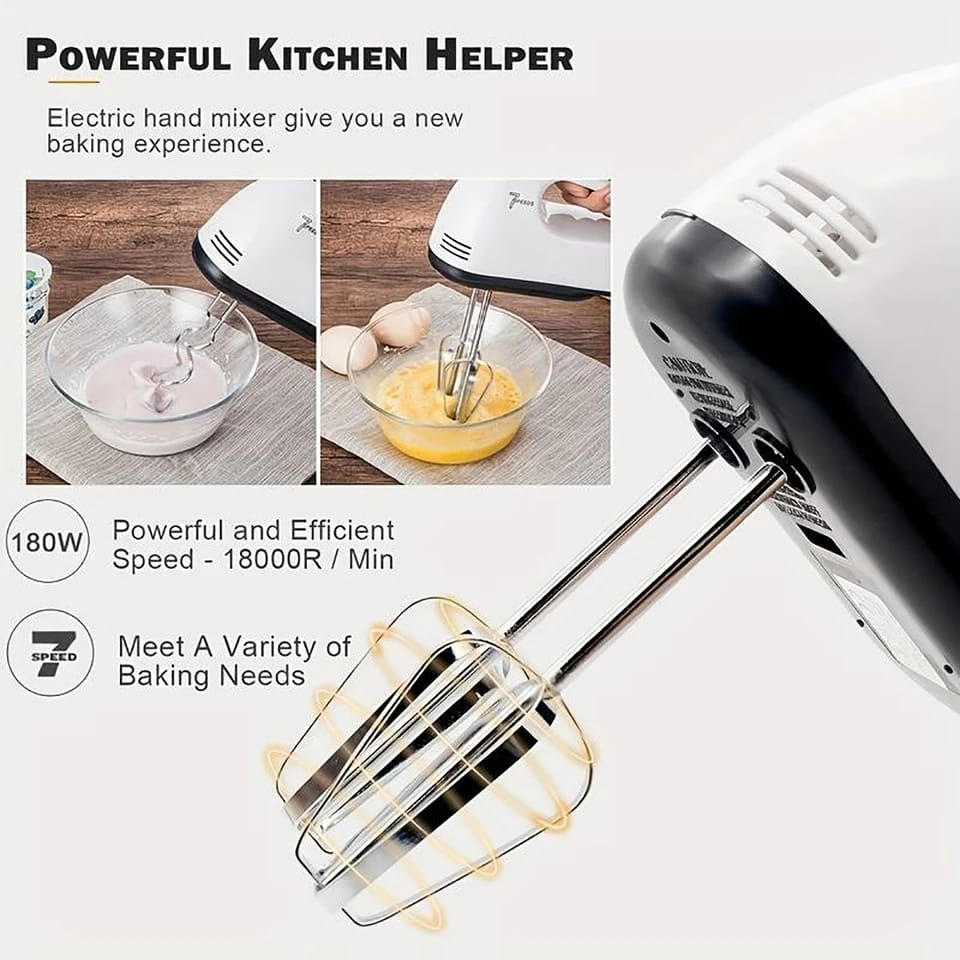 7 Speed ​​Electric Hand Mixer + Free Shipping 