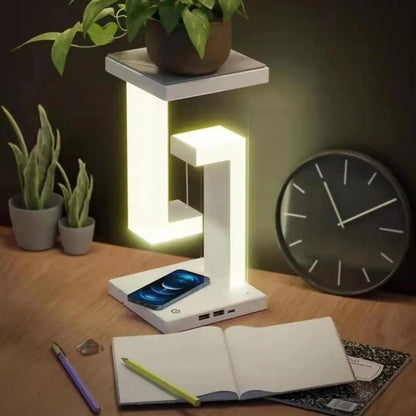 LED Lamp with Levitation and Magnetic Charging + Free Shipping 