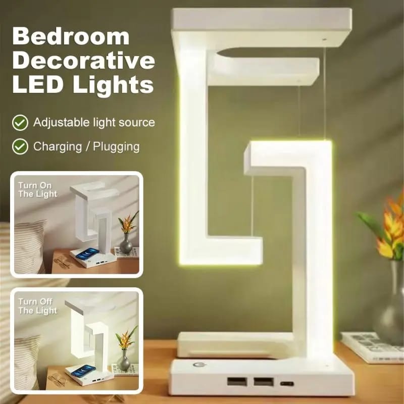 LED Lamp with Levitation and Magnetic Charging + Free Shipping 