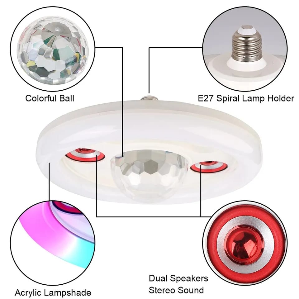 RGB Lamp Bluetooth Speaker 36W + Free Shipping 