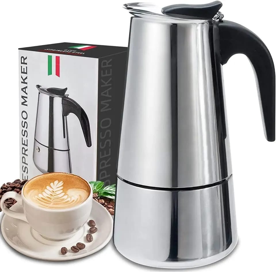 4 Cup Espresso Machine + Free Shipping 