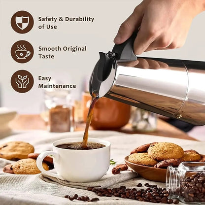 Máquina De Café Expreso 4 Tazas + Envio Gratis