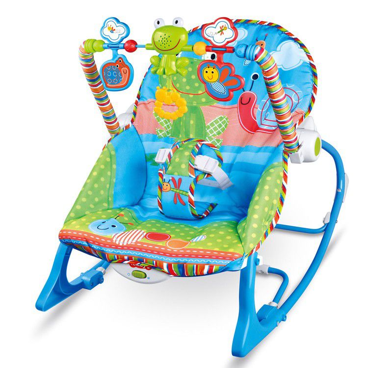 Vibrating Rocking Chair for Babies with Rattles 