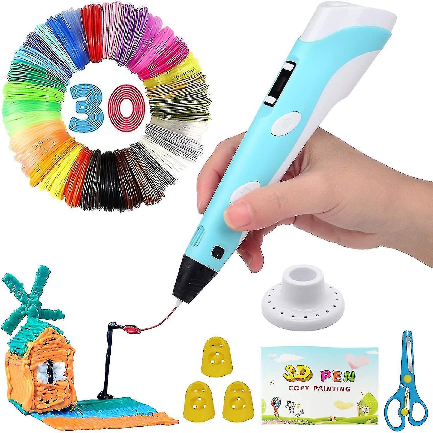 Smart 3D Pen with LED Screen + Free Shipping