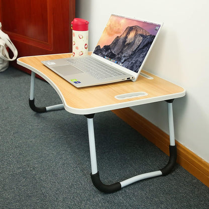 Folding Desk Table With Cup Holder + Free Shipping 